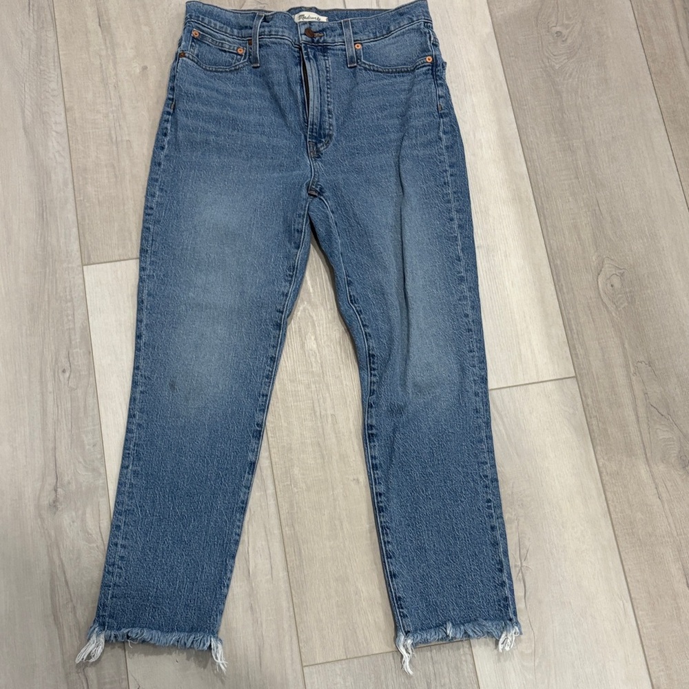 Madewell Blue Ankle Cropped Jeans